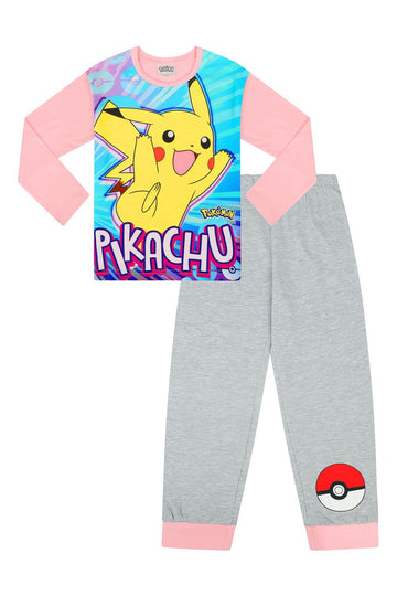 Girls Pokemon Gotta Catch Em' All Long Pyjamas