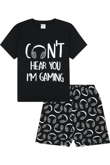 Can't Hear  You I'm Gaming' Short Pyjamas - Pyjamas.com