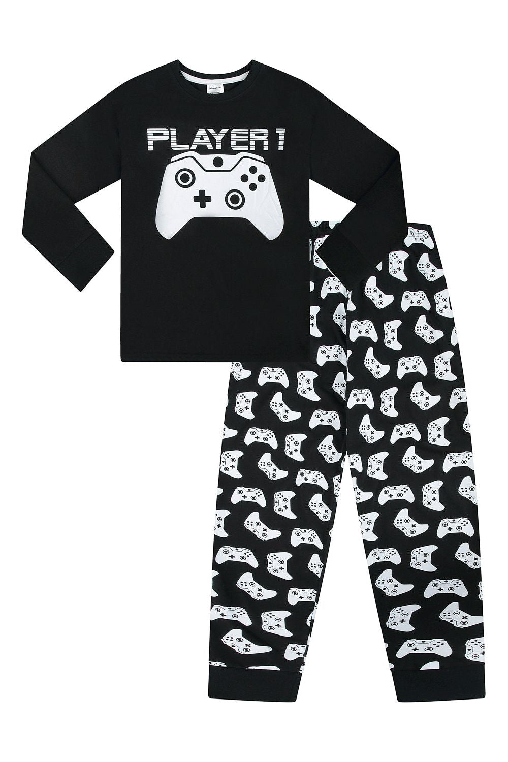 Player 1 Gaming Controller Long Pyjamas - Pyjamas.com