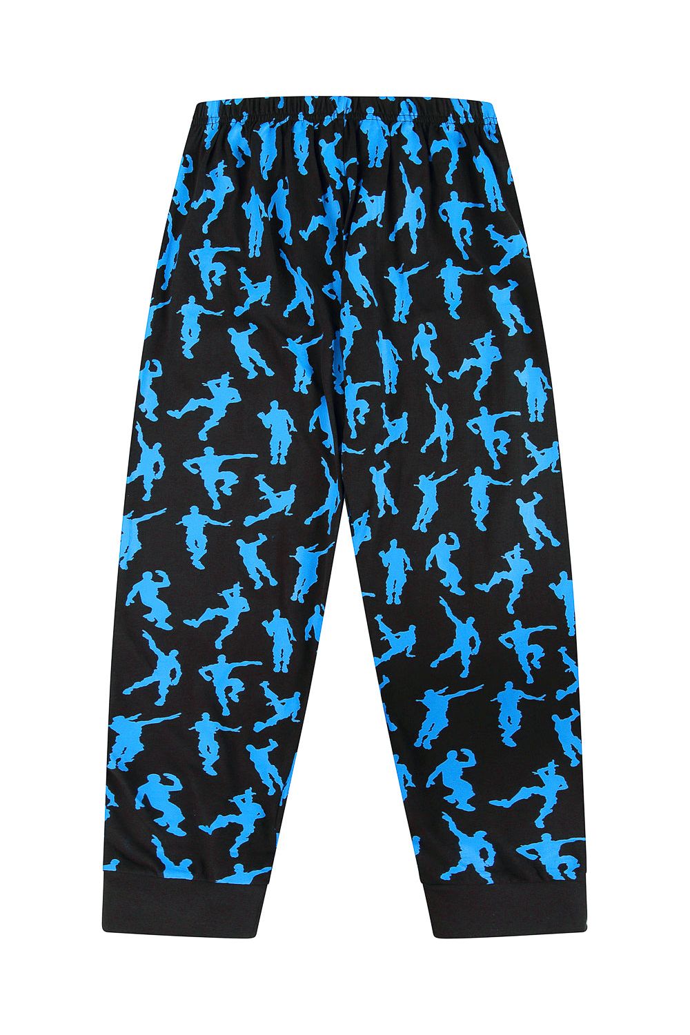 ThePyjamaFactory Jungen Emote Legend Dance Gaming Schwarz Grün Kurzer Baumwolle Gaming Schlafanzug (5-6 Jahre
