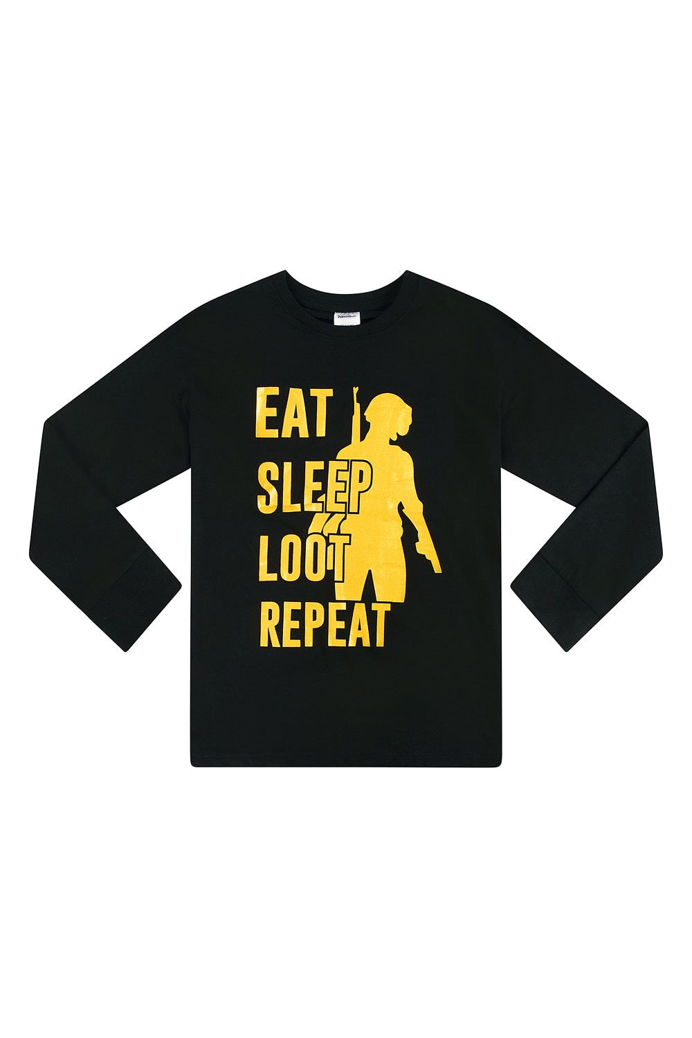 Eat Sleep Loot Repeat Woven Leg Gaming Pyjamas - Pyjamas.com