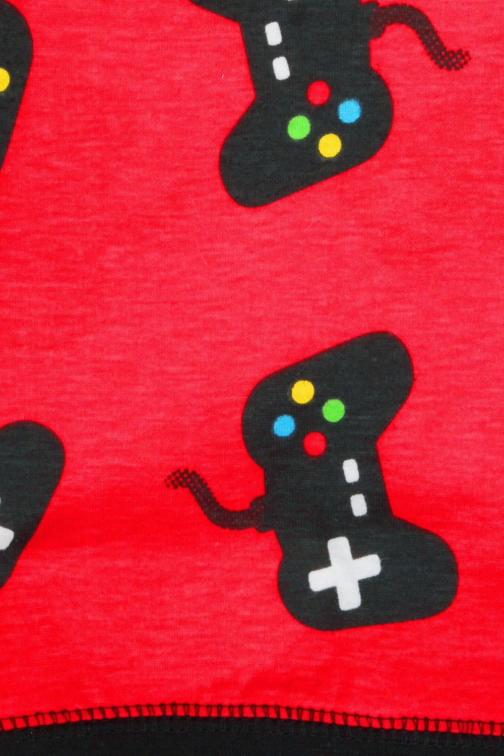 Boys I Can't Hear You I'm Gaming Skull Red Grey Long Pyjamas - Pyjamas.com