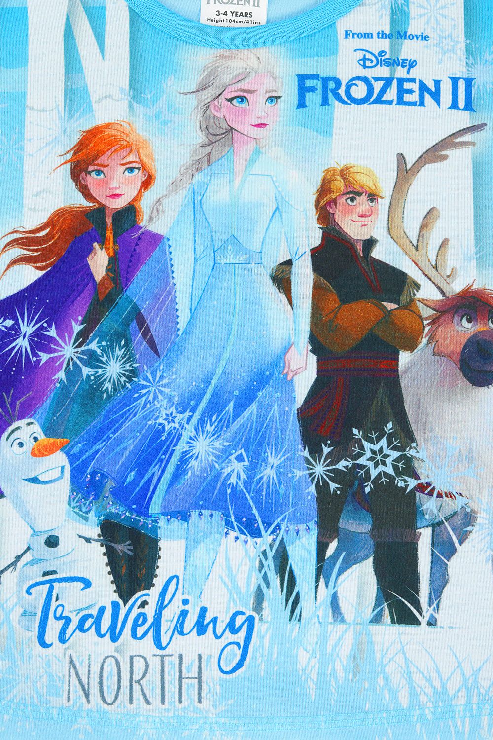 Disney Frozen 2 Pyjamas Elsa Anna Kristoff Olaf Sven - Pyjamas.com