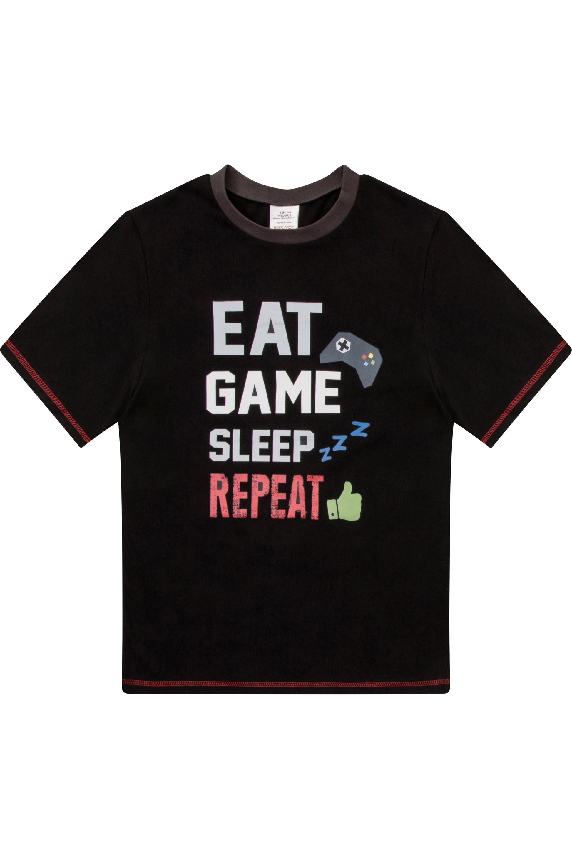Boys Eat Game Sleep Short Pyjamas - Pyjamas.com