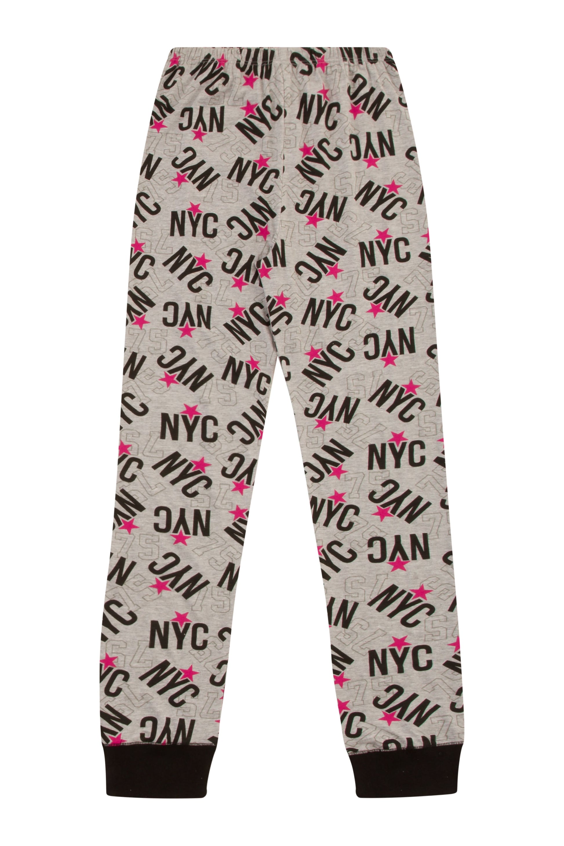 Girls NYC Brooklyn Long Pyjamas - Pyjamas.com