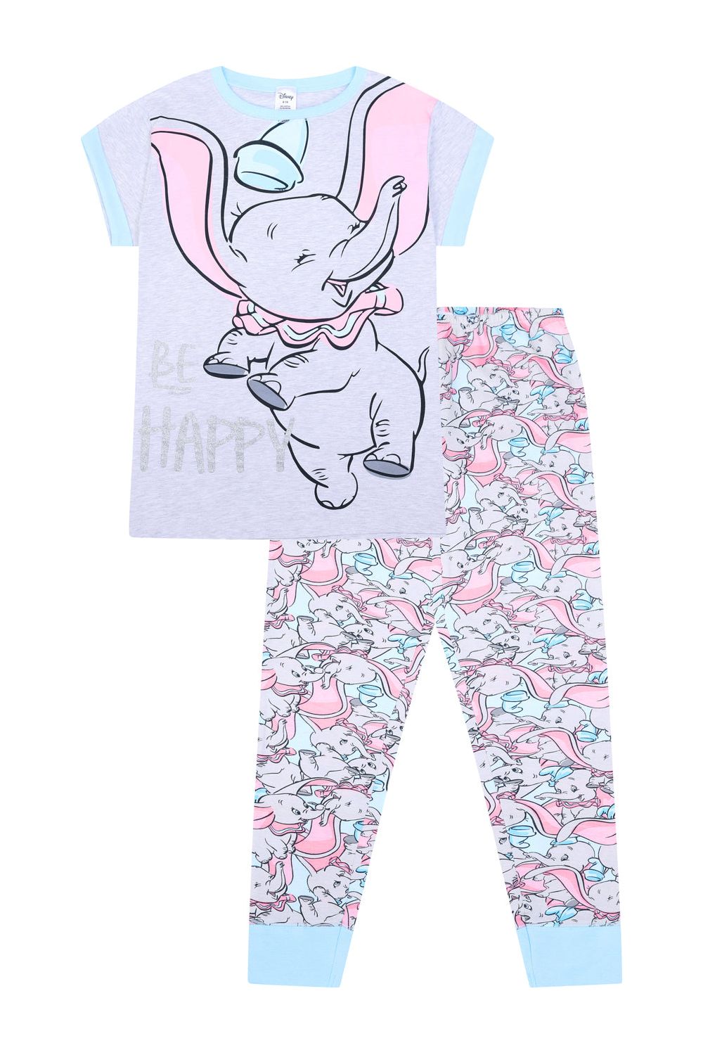 Ladies Disney Dumbo Long Pyjamas - Pyjamas.com