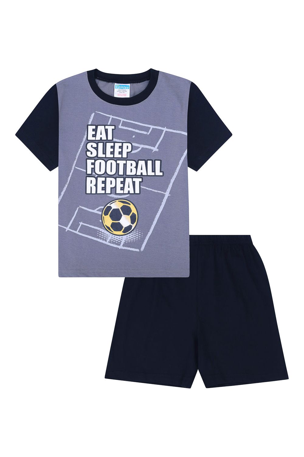 Eat Sleep Football Repeat Short  Pyjamas - Pyjamas.com