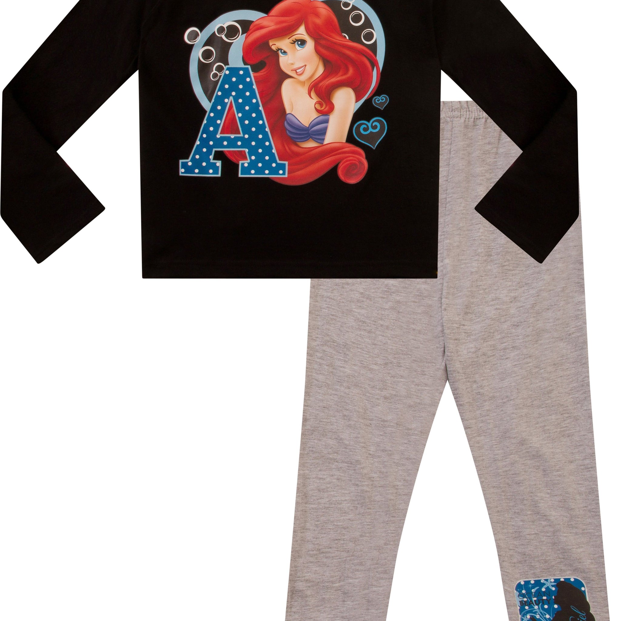 Girls Little Mermaid Long Pyjamas - Pyjamas.com
