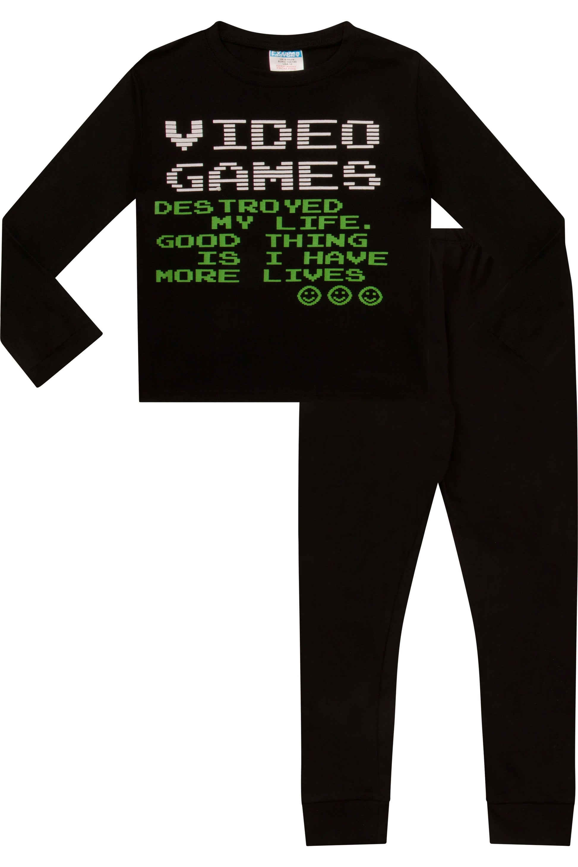 Boys Video Game Long Pyjamas - Pyjamas.com