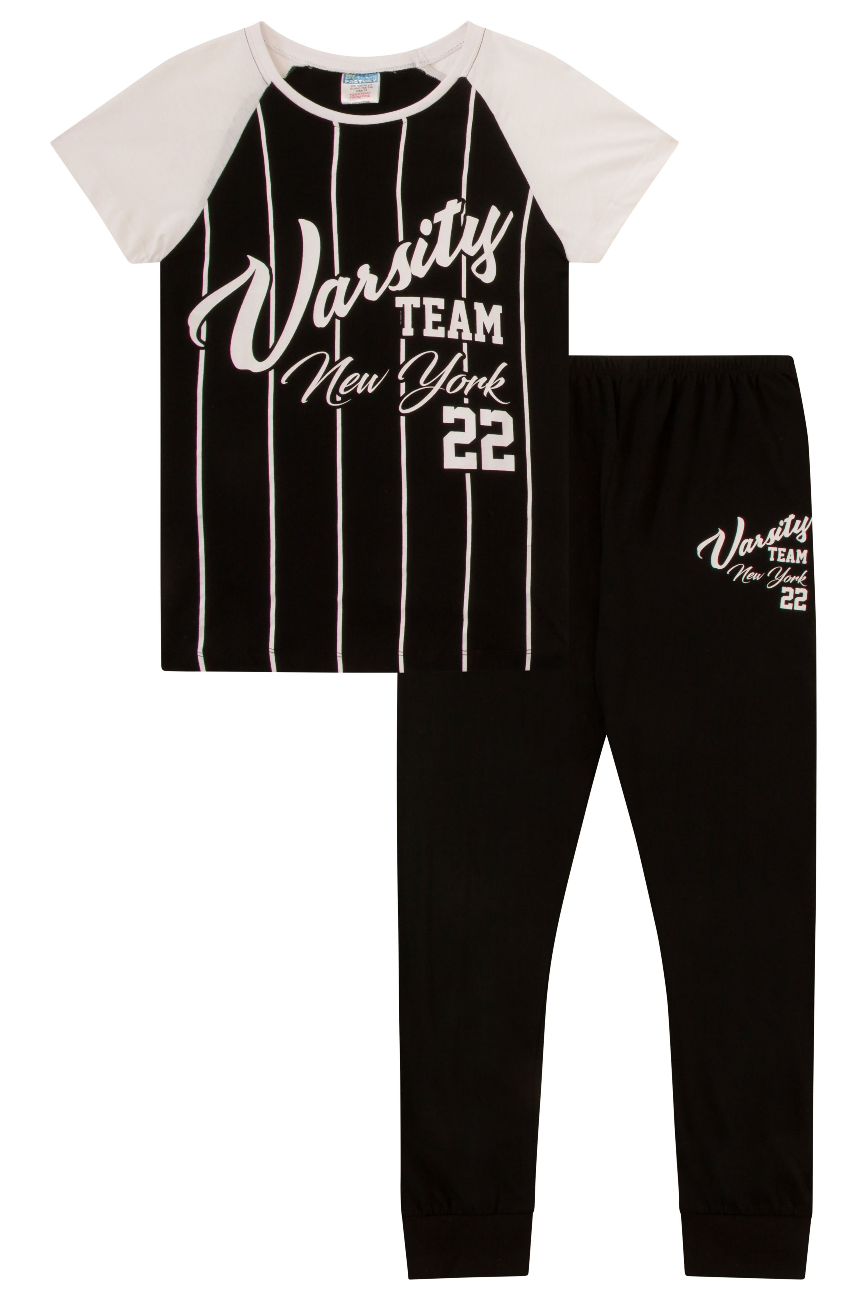 Pyjamas College Girls Varsity Team Long Pyjamas