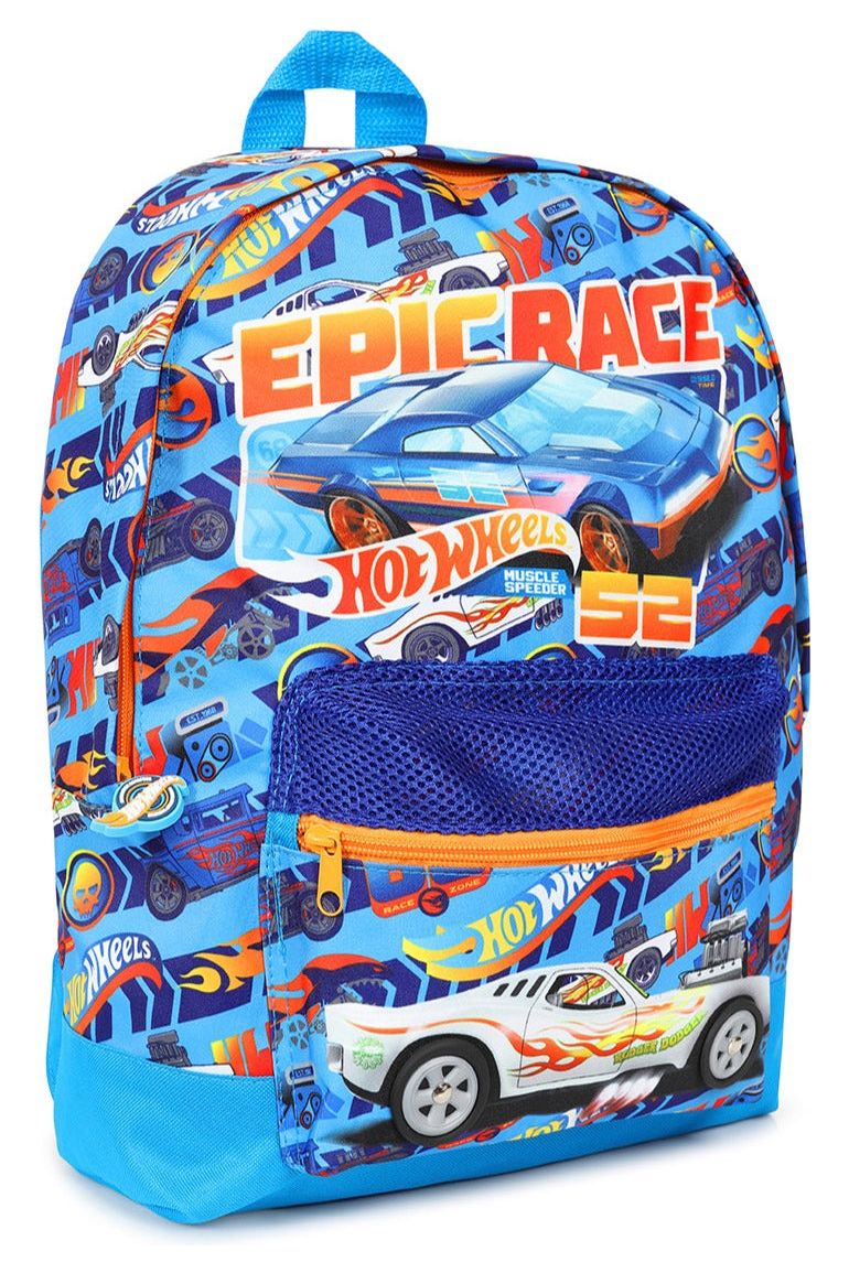 Official Hot Wheels Epic Race, Children's Backpack, Kids Backpack, Schoolbag, Rucksack