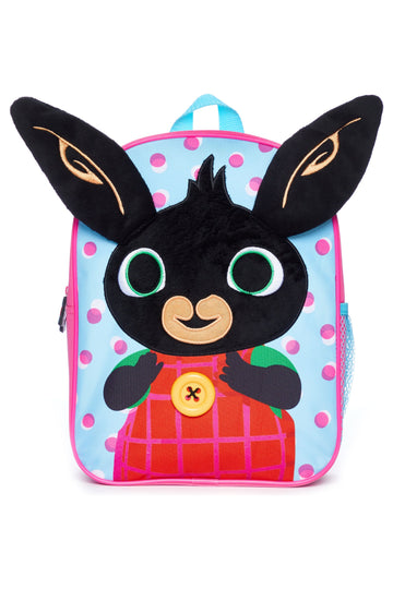 Girls  Bing Bunny 3D Plush Backpack Nursery School Rucksack Lunch Bag
