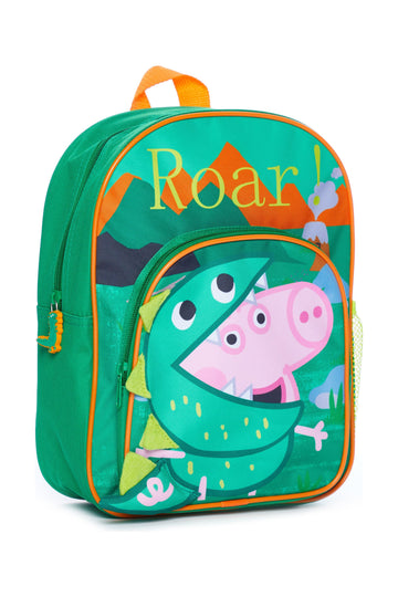 George Pig Bag Toddler Backpack Boys for School Nursery, Dinosaur Roar!