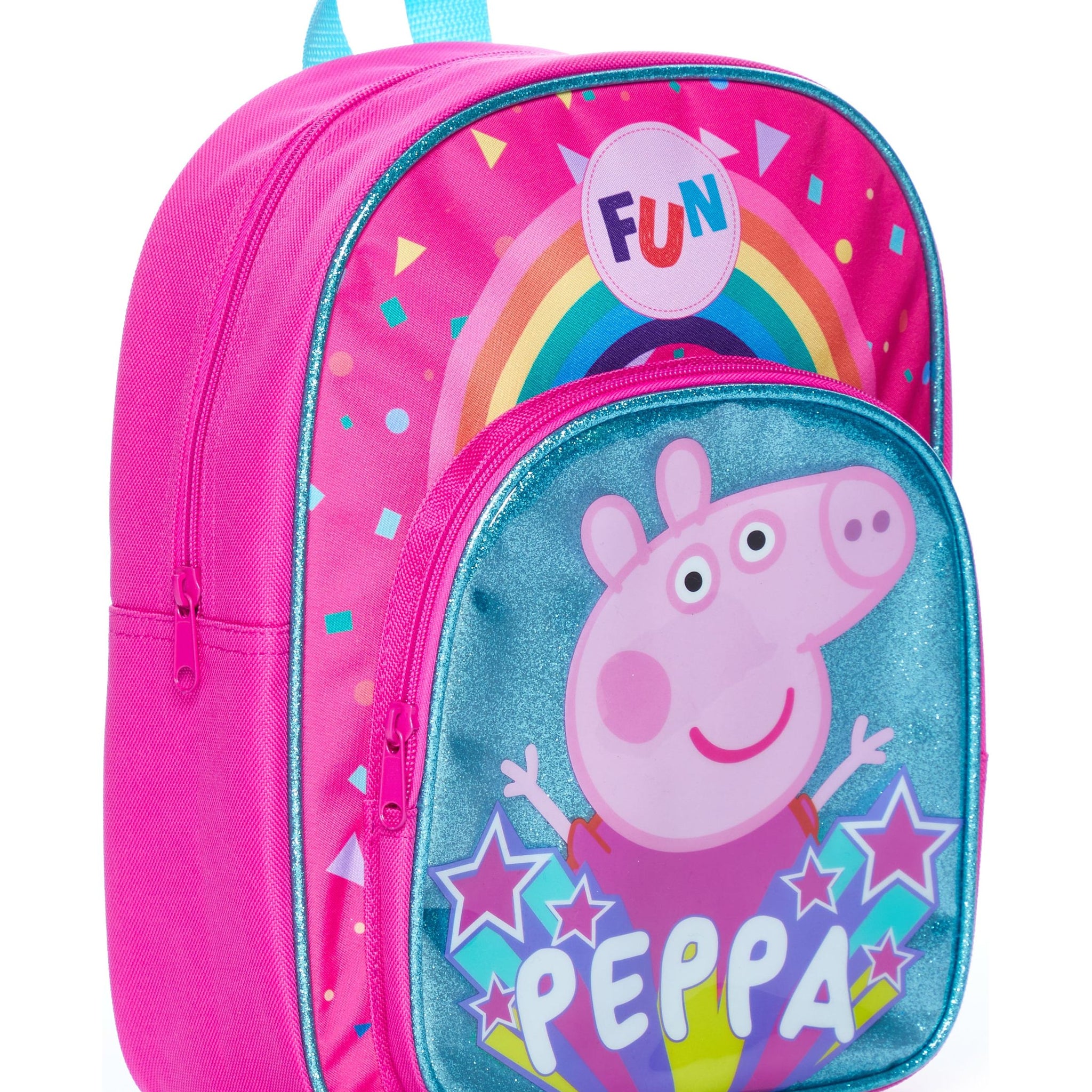 Peppa Pig Bag Toddler Backpack Girls for School Nursery, Gifts for Girls Rainbow