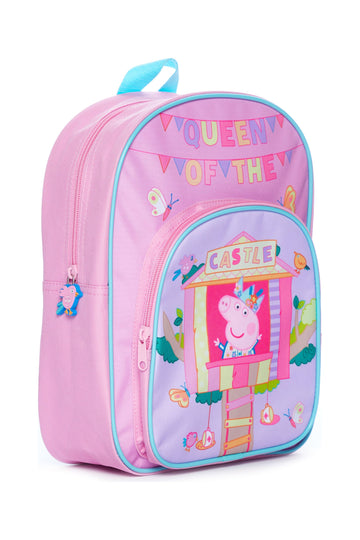 Girls Peppa Pig Bag Toddler Backpack for School Nursery, Gifts for Girls Queen Of The Castle