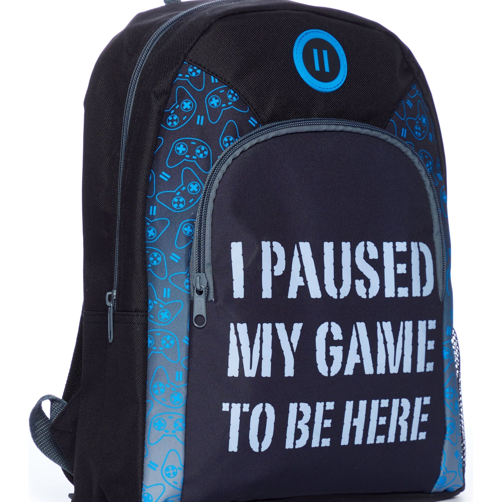 I Paused My Game To Be Here School Bag, Kids Boys Gamer Backpack