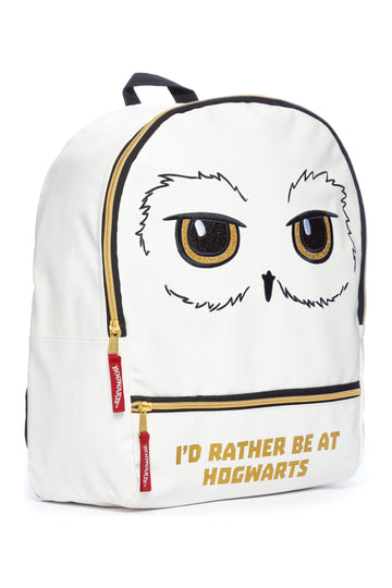 Harry Potter Children's Women's Hedwig Hogwarts Owl School Travel Bag Backpack Fits A4 File