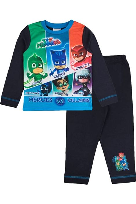 Boys PJ Masks Heroes VS Villains Long Pyjamas 18-24 Months