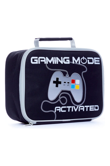 Gaming Mode Activated Lunchbox Bag, Kids Boys Gamer School Bag