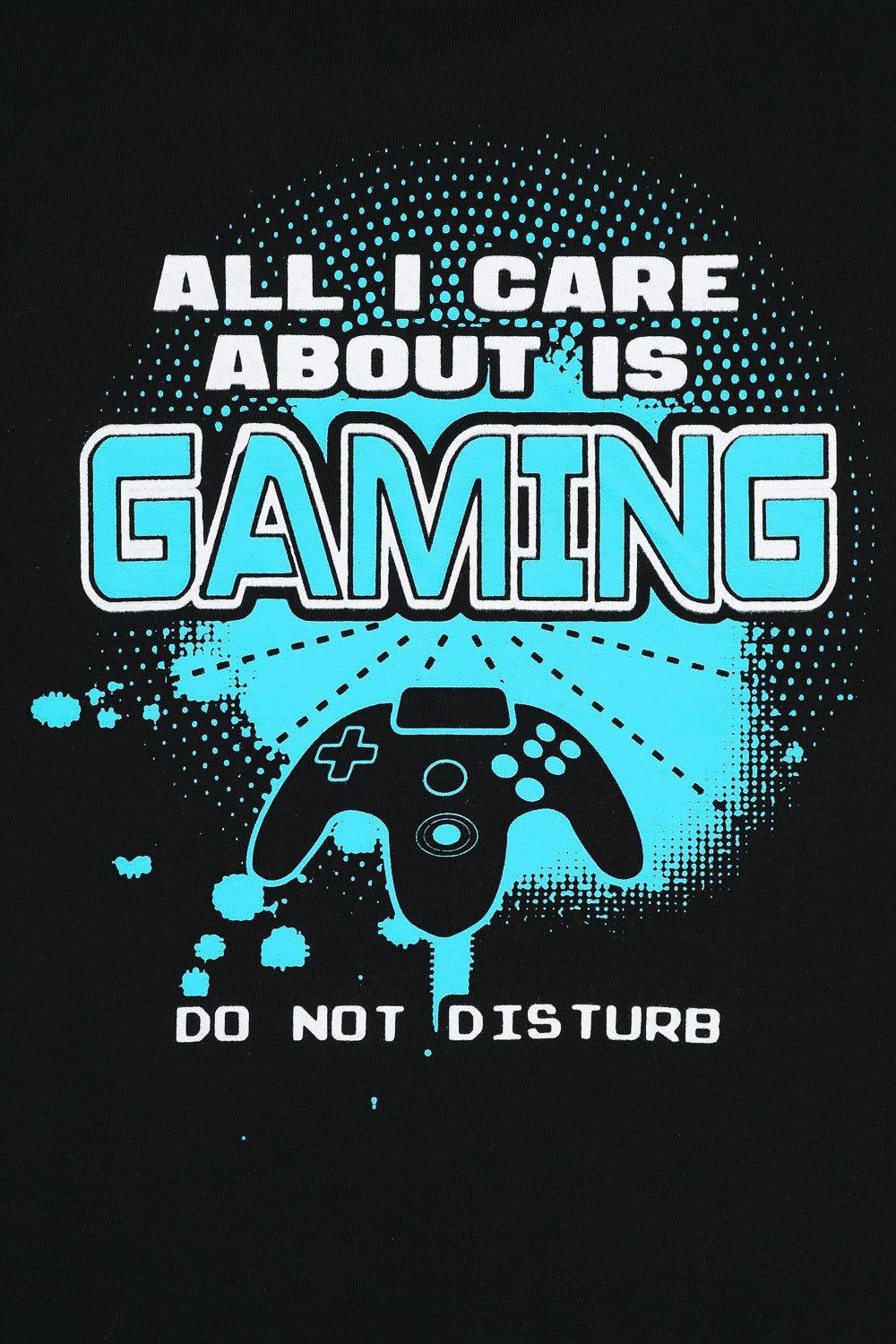 Boys All I Care About Is Gaming Blue Camouflage Pyjamas - Pyjamas.com