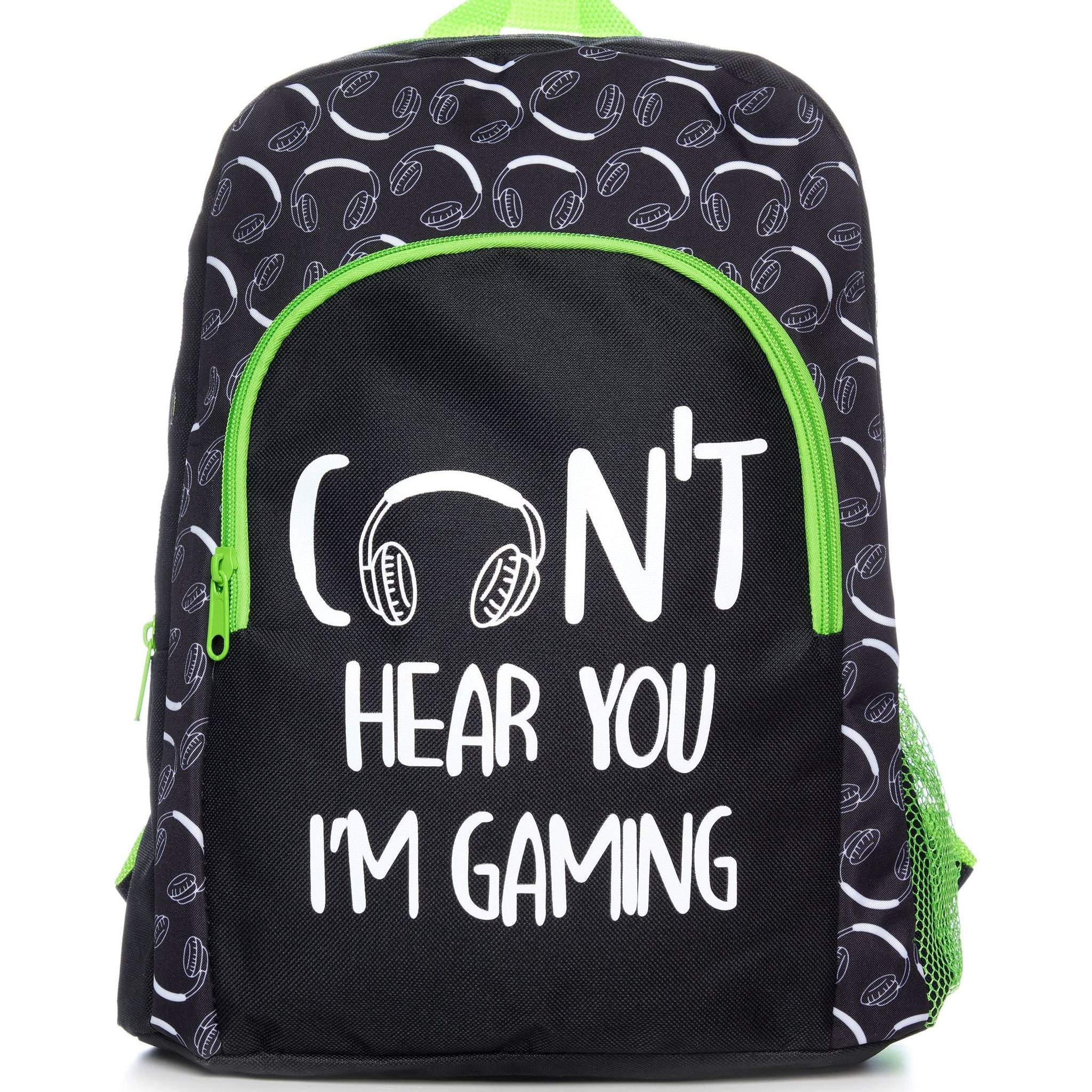 Can't Hear You I'm Gaming School Bag, Kids Boys Gamer Backpack