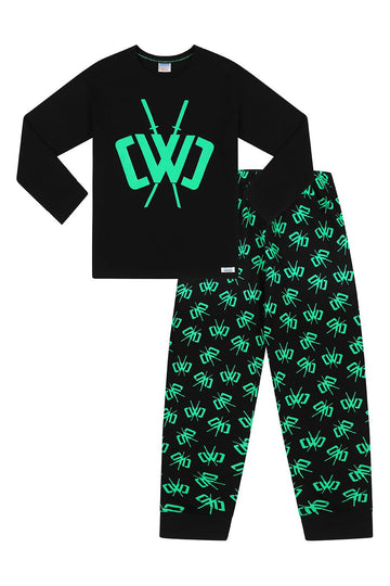 Chad Wild Clay CWC Youtuber Green Long Pyjamas
