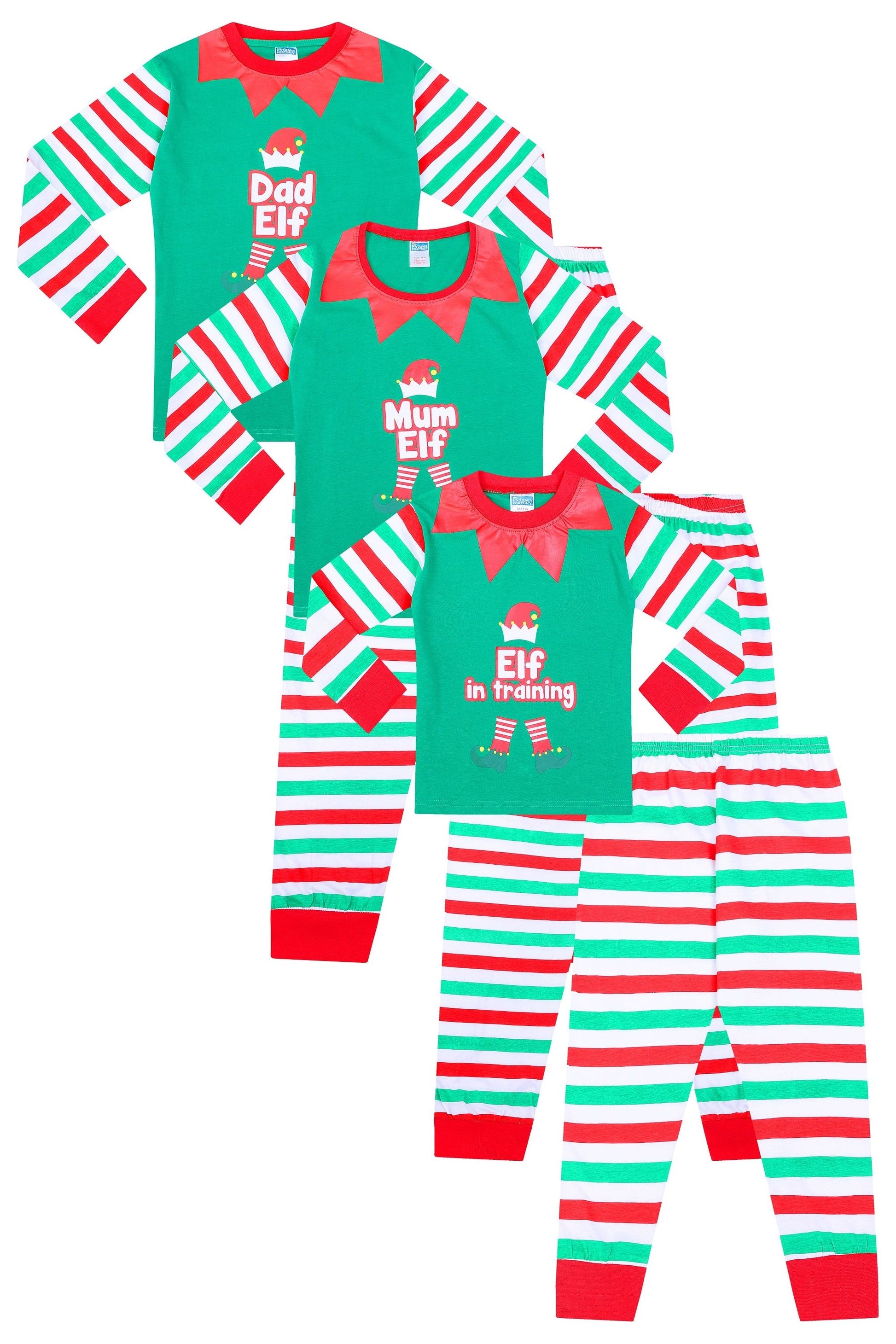 Elf in Training Christmas Matching Family Pyjamas - Pyjamas.com