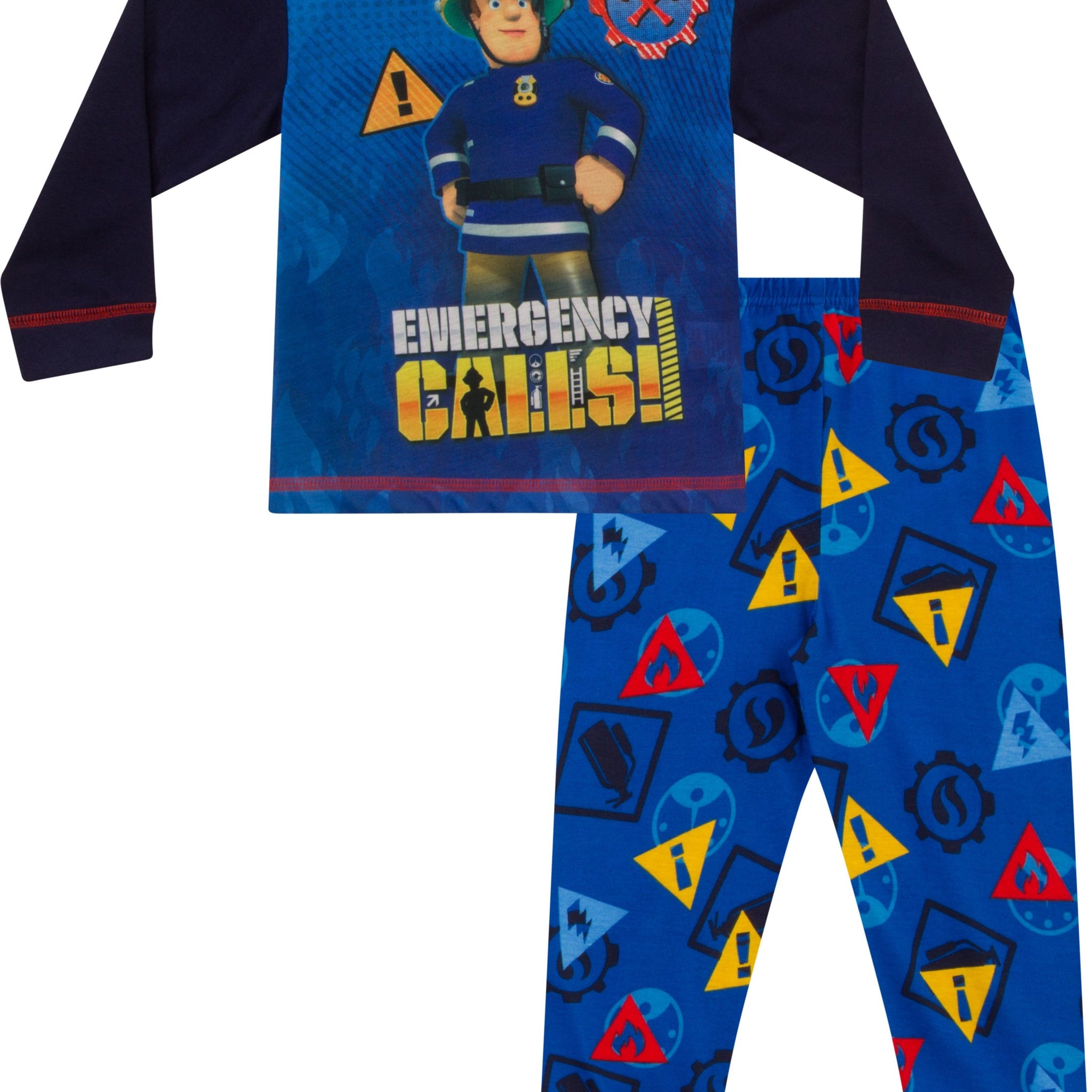Boys Fireman Sam Long Pyjamas