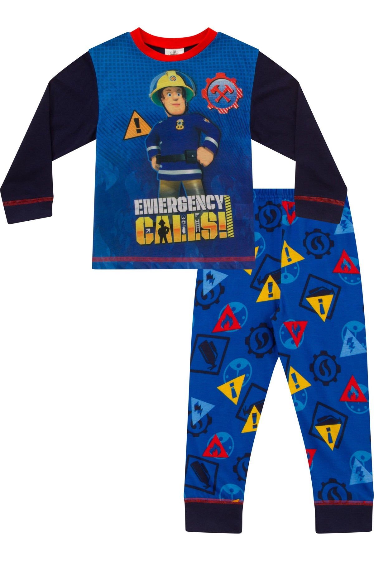 Boys Fireman Sam Long Pyjamas