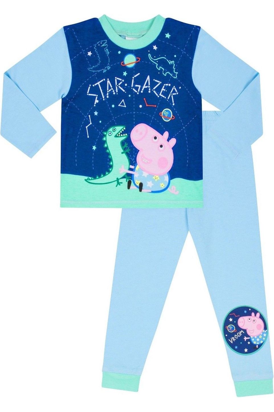 Boys George Pig Stargazer Pyjamas - Pyjamas.com