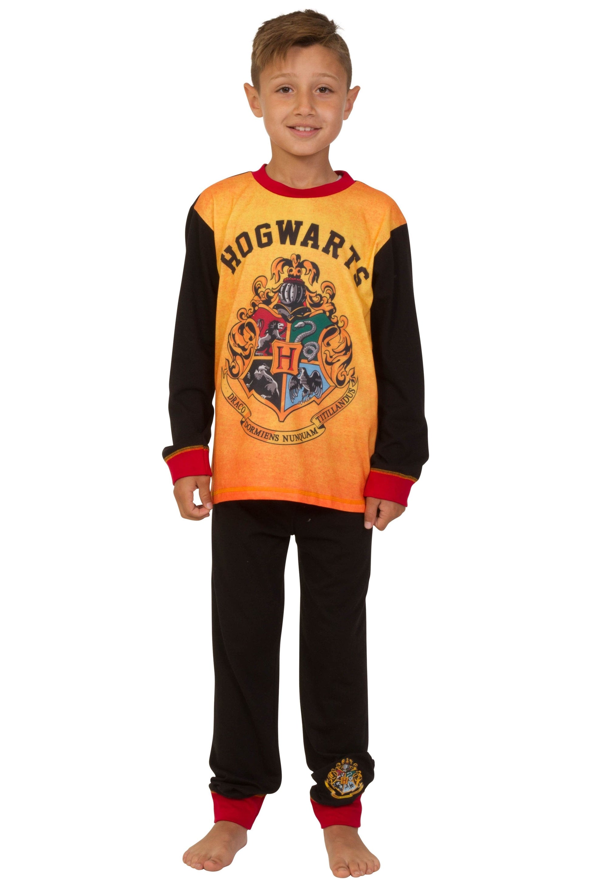 Boys Harry Potter Hogwarts Long Pyjamas - Pyjamas.com