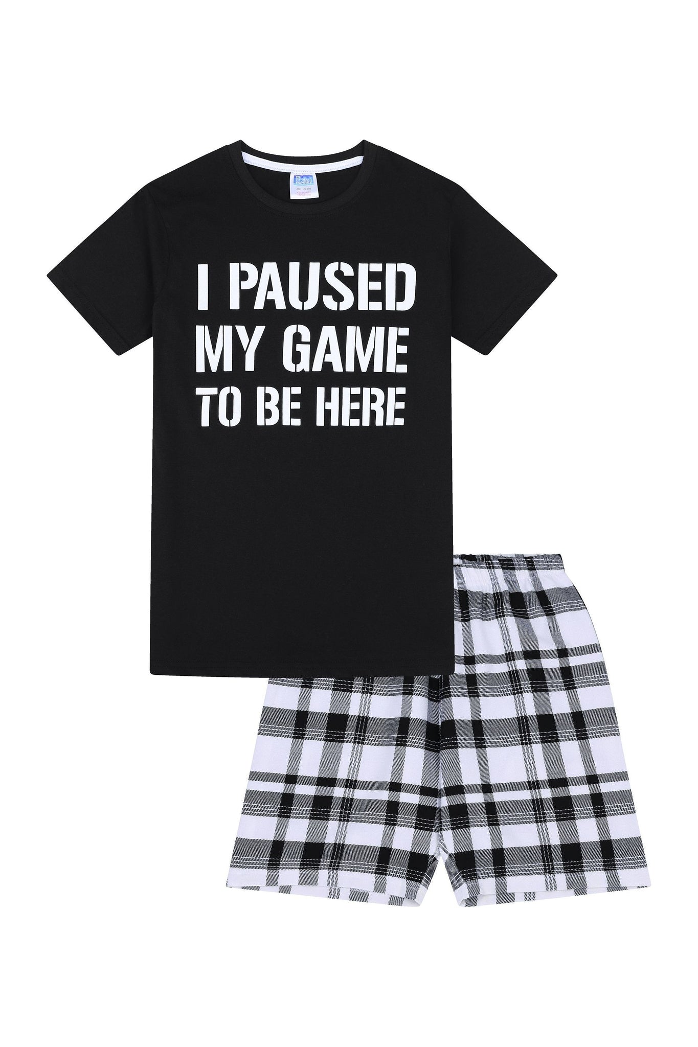 I Paused My Game To Be Here Short Pyjamas - Pyjamas.com