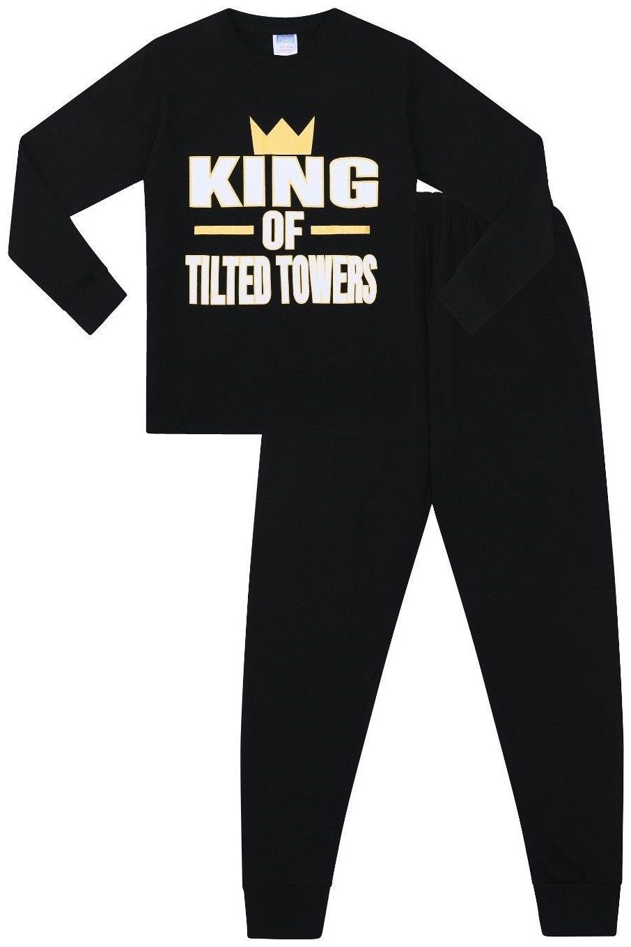 Boys King Of Tilted Towers Long Pyjamas 11-12 Years - Pyjamas.com