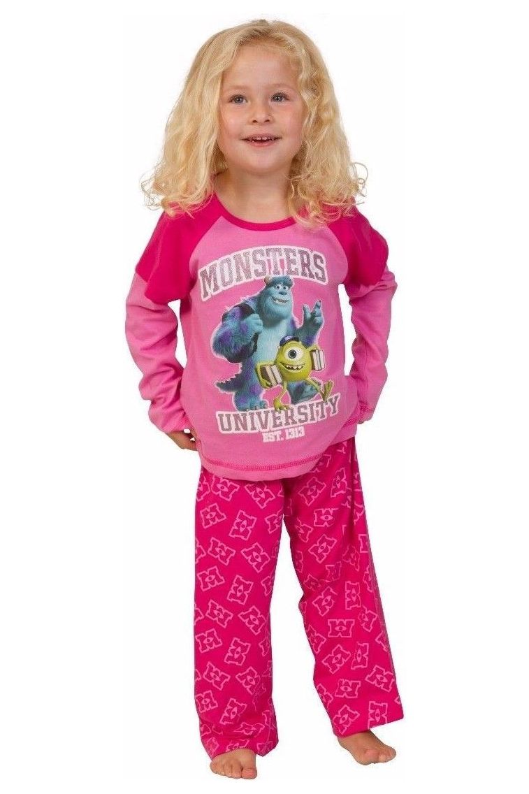 Girls Disney Pixar Monsters University Long Pyjamas
