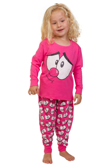 Funny Face Pink Long Pyjamas
