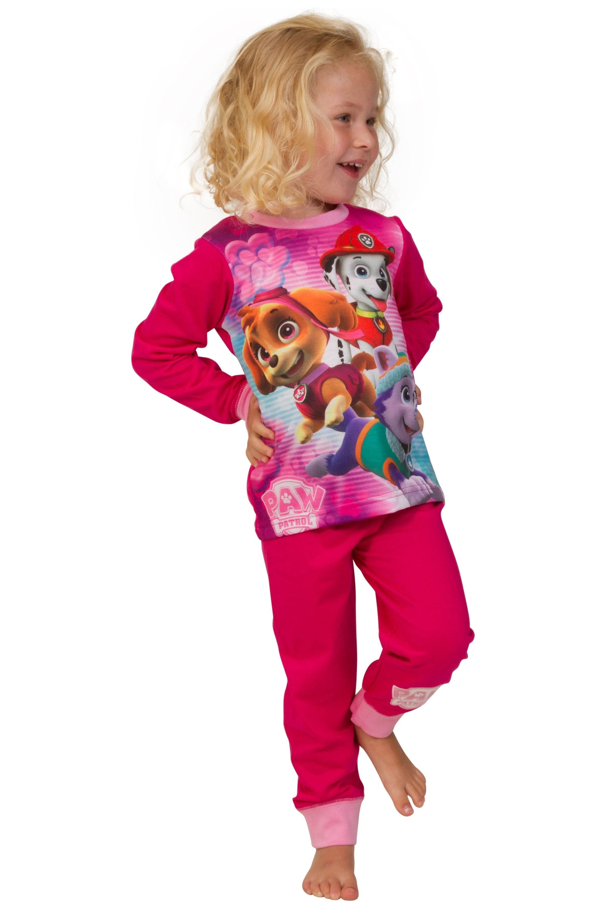 Pijama Largo Pijama Terciopelo Patrulla Canina Bata Niña Años