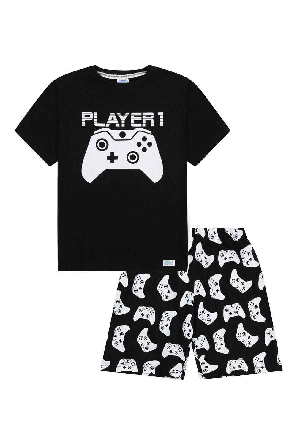 Player 1 Gaming Controller Short Pyjamas - Pyjamas.com