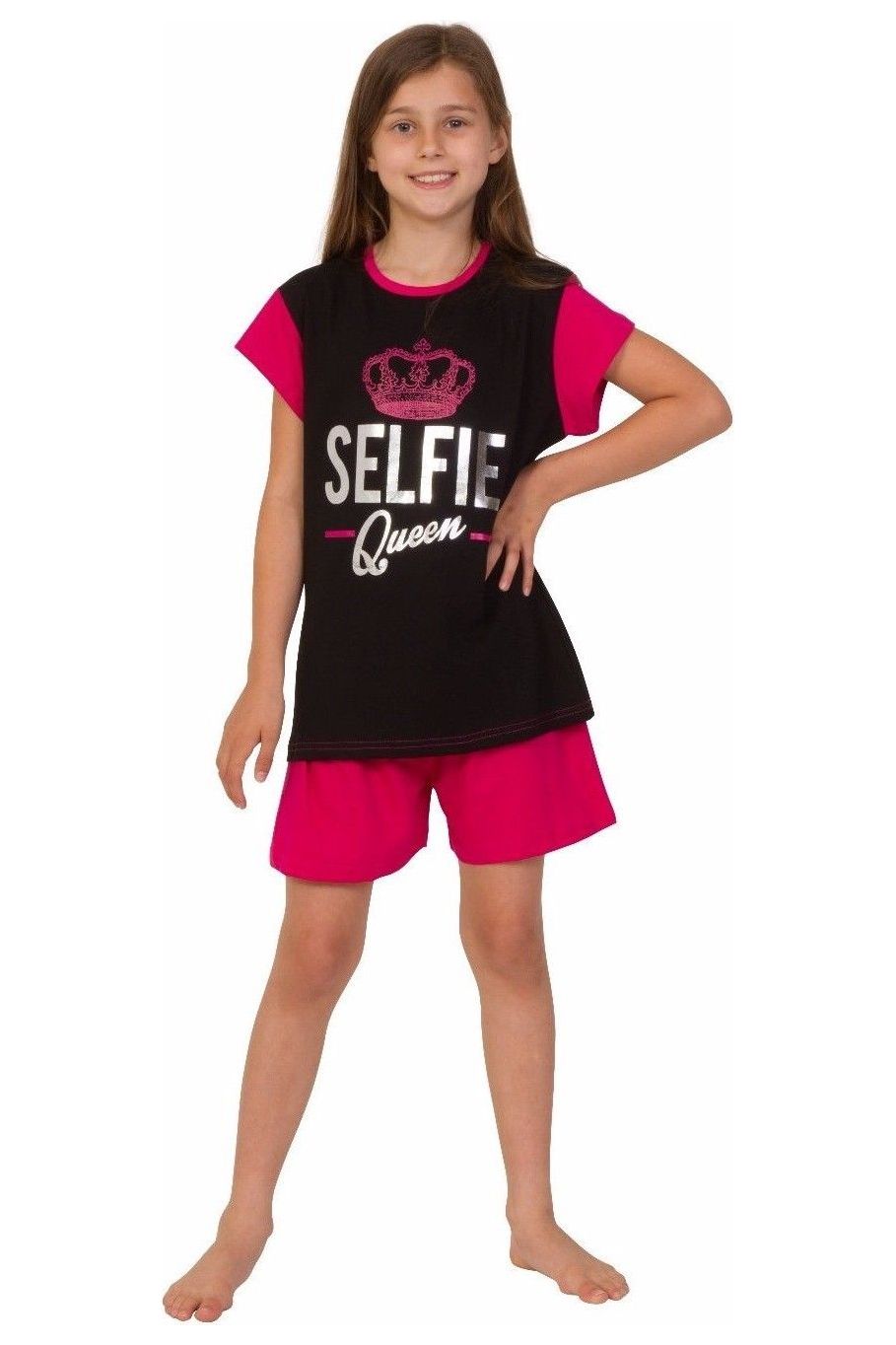 Girls Selfie Queen Short Pyjamas