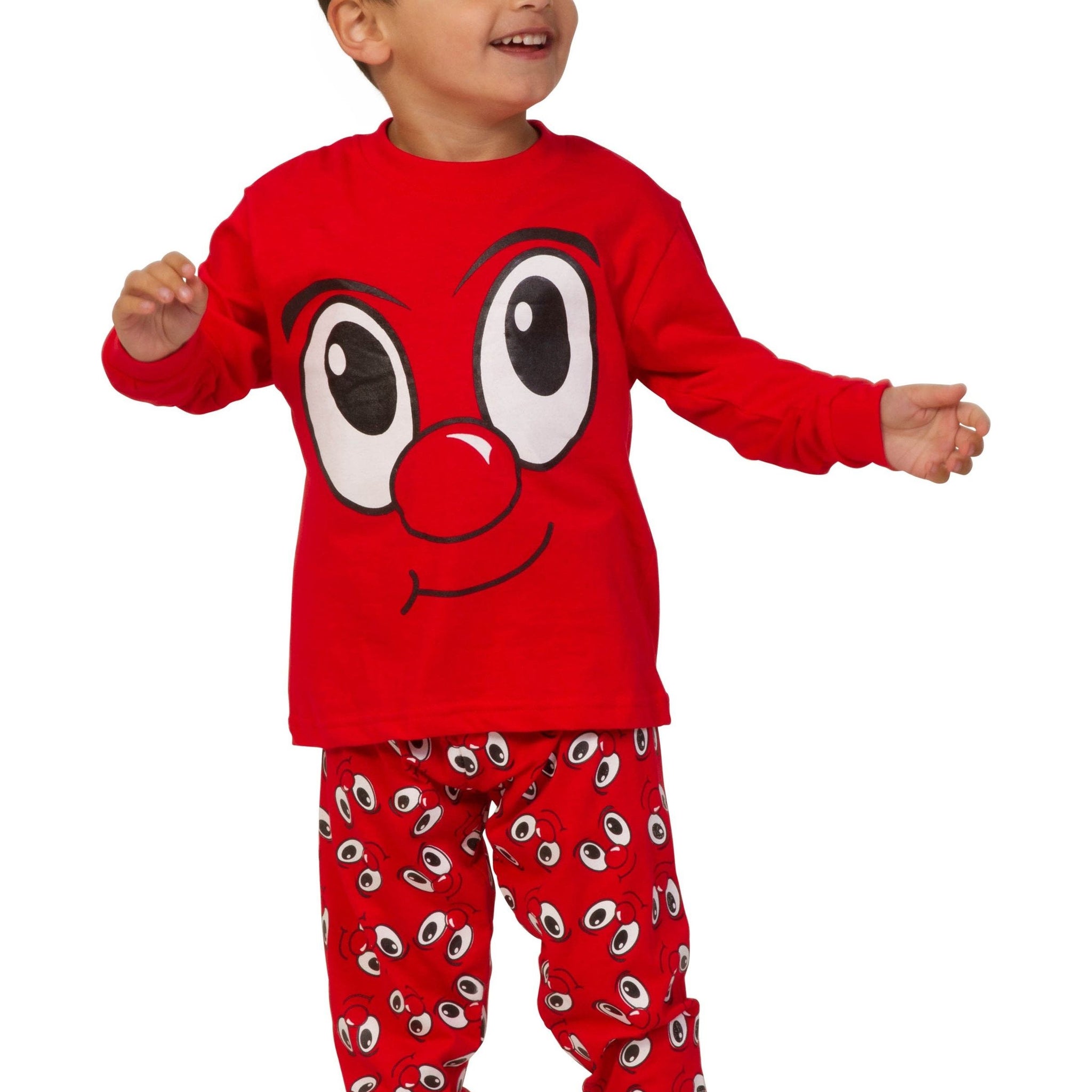 Funny Face Red Long Pyjamas