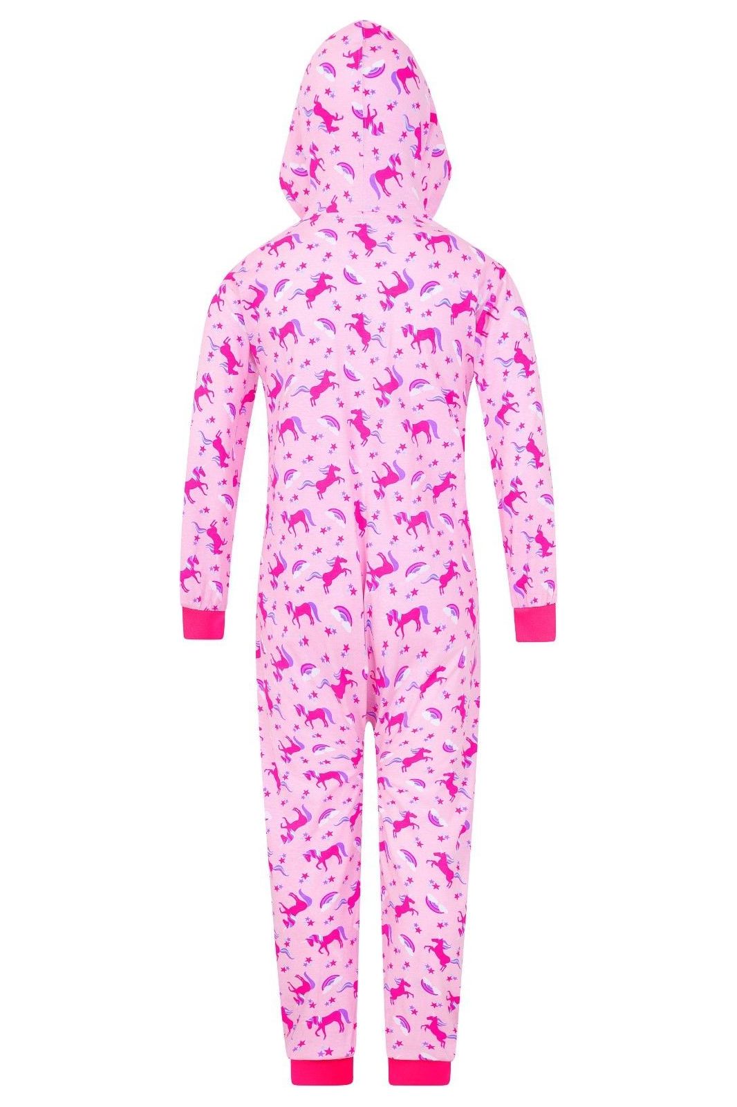Girls Pink Unicorn Onesie - Pyjamas.com