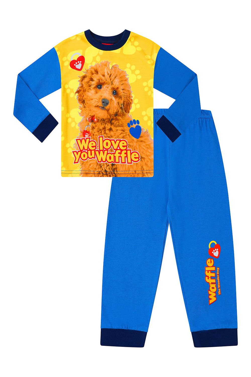 Waffle The Wonder Dog Long Pyjamas