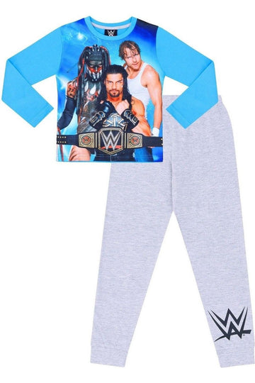 Blue and grey wwe pjs